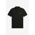 Polo Fred Perry negro liso