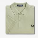 Polo Fred Perry verde liso