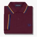 Polo Fred Perry burdeos ad