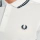 Polo Fred Perry blanco rn