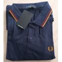 Polo Fred Perry azul rd