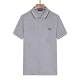 Polo Fred Perry gris claro