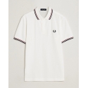 Polo Fred Perry blanco r/a