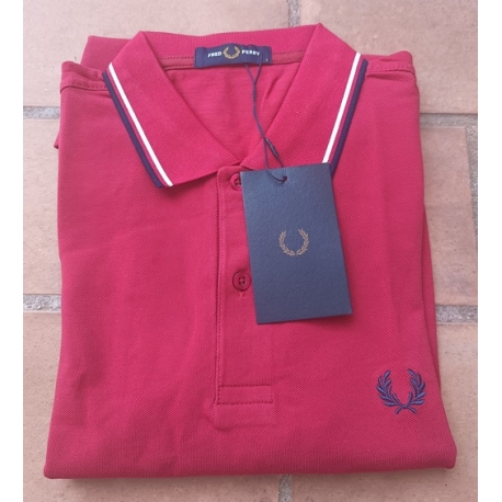 Polo Fred Perry Burdeos AN