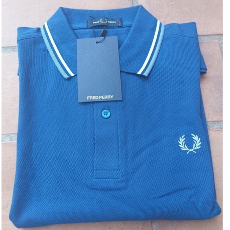 Polo Fred Perry azul ab
