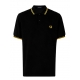 POLO FRED PERRY NEGRO A.