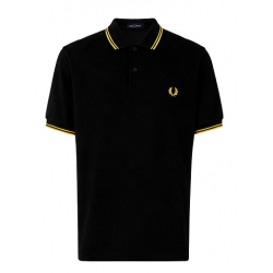 POLO FRED PERRY NEGRO A.