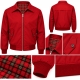 CHAQUETA HARRINGTON ROJA